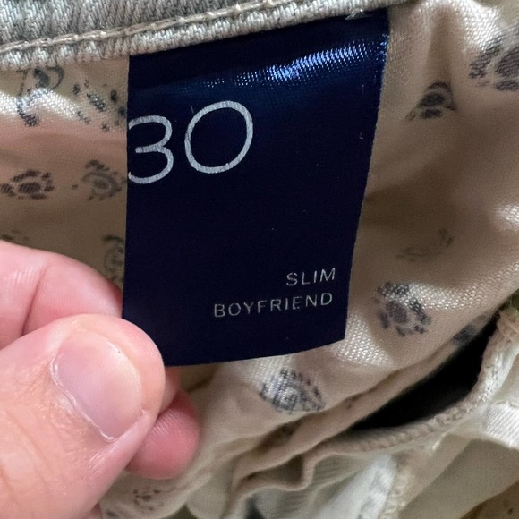 Anthropologie Pilcro Slim Boyfriend Distressed Light Wash Jeans 30 Women’s Blue - Picture 5 of 7